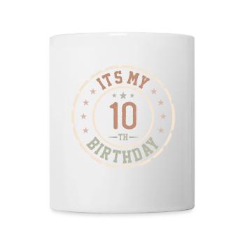 Es ist mein 10-jähriges Jubiläumsgeschenk zum 10-jährigen Jubiläum - Tasse - Weiß - Vorne