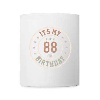 Es ist mein 88. Geburtstagsgeschenk 88 Jahre - Tasse - Weiß - Vorne
