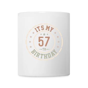 It's My 57th Birthday 57 Year Old Gift - Mug - white - Front