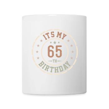 C'est Mon 65e Anniversaire Cadeau 65 Ans - Mug blanc - blanc - Devant