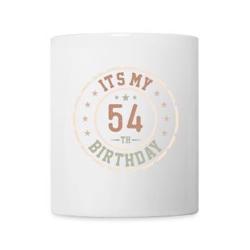 Es ist mein 54. Geburtstag 54 Jahre altes Geschenk - Tasse - Weiß - Vorne