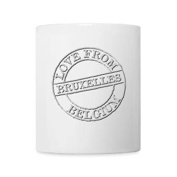 LIEBE GRÜSSE AUS BRÜSSEL - Tasse - Weiß - Vorne
