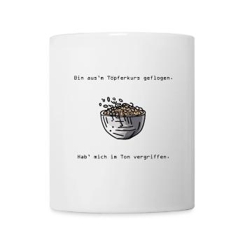 Töpferkurs - Tasse - Weiß - Vorne
