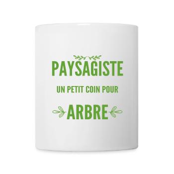 Landschaftsgärtner und Gärtner Geschenk Humor - Tasse - Weiß - Vorne