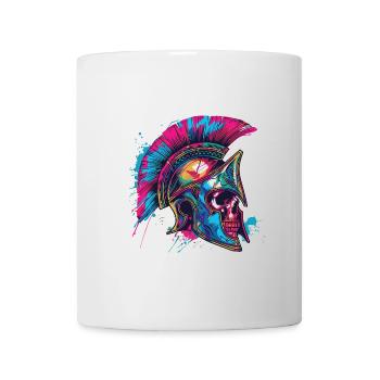 Spartan Skull Gladiator - Mug - white - Front