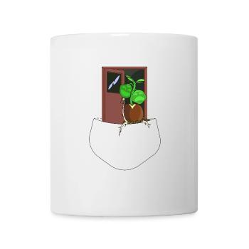SEMIS EN POCHE - Mug blanc - blanc - Devant