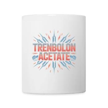 Trenbolone Acetate - Funny Gym Tshirt - Mug - white - Front