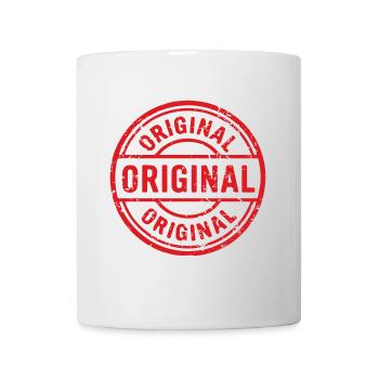 Original Stamp logo. Original Rubber Stamp design - Mug - white - Front