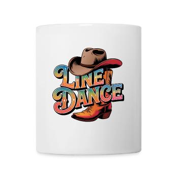 La danse en ligne : mon hobby, ma passion - Mug blanc - blanc - Devant