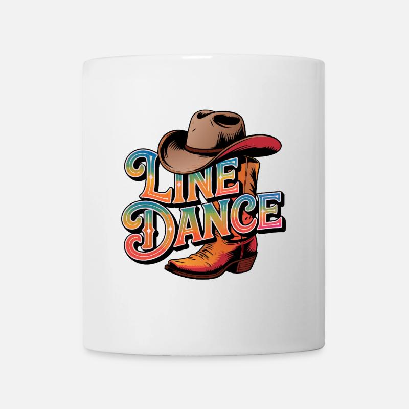 Line Dance mein Hobby - meine Passion - Tasse - Weiß