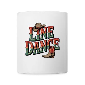 La danse en ligne : mon hobby, ma passion - Mug blanc - blanc - Devant