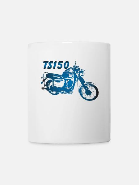 MZ TS150 - Tasse - Weiß