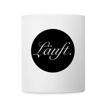 Läuft. - Tasse - Weiß - Vorne
