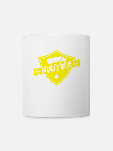 blason routier - Mug blanc - blanc