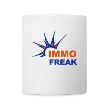 IMMO FREAK - Tasse - Weiß - Vorne