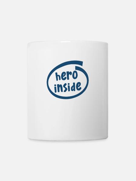 hero inside (1802C) - Mug - white