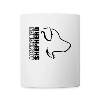 AUSTRALIAN SHEPHERD PROFIL - Tasse - Weiß - Vorne