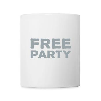 Je suis FREE PARTY - Mug blanc - blanc - Devant