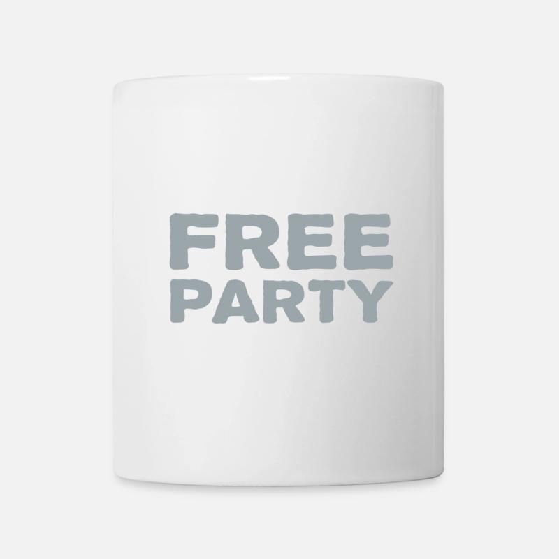 Je suis FREE PARTY - Mug blanc - blanc
