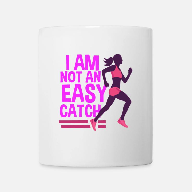 Not easy to catch! - Tasse - Weiß