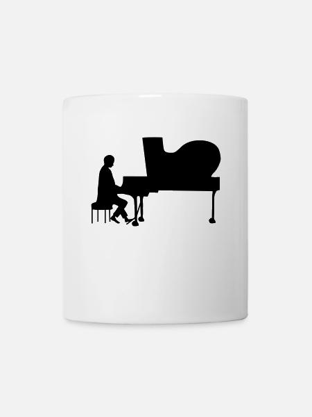 pianist - Mug - white