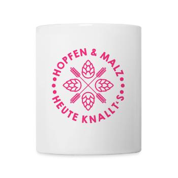 Hopfen und Malz - Tasse - Weiß - Vorne