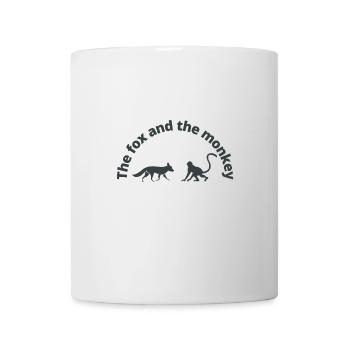 The fox and the monkey are friends - Mug - white - Front