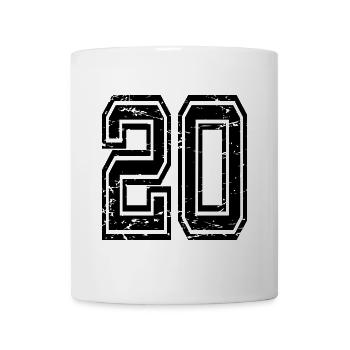20 Denizli used look - Tasse - Weiß - Vorne