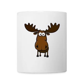 Funny Stupid Moose - Mug - white - Front