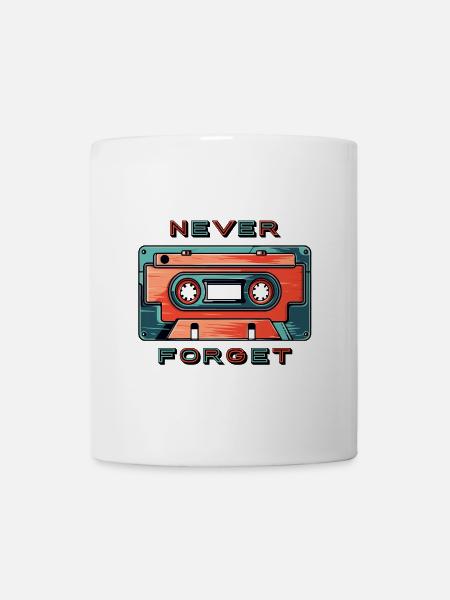 Never Forget - Tasse - Weiß