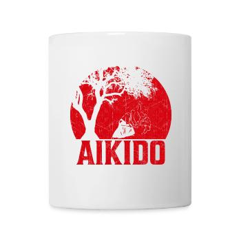 Aikido - Tasse - Weiß - Vorne
