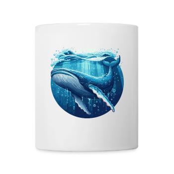 Blauwal - Tasse - Weiß - Vorne