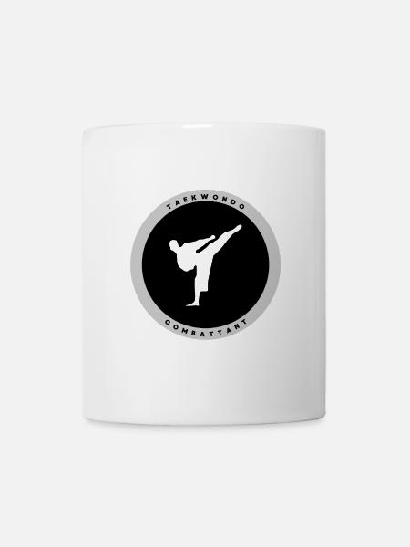 Combattant Taekwondo - Mug blanc - blanc
