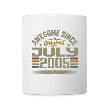 Construit en Juillet 2005 | Cadeau Juillet 2005 - Mug blanc - blanc - Devant
