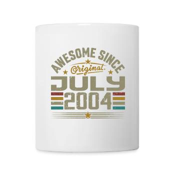 Construit en Juillet 2004 | Cadeau Juillet 2004 - Mug blanc - blanc - Devant