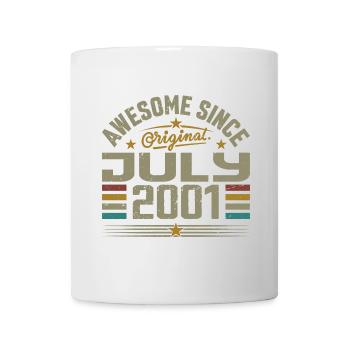 Construit en Juillet 2001 | Cadeau Juillet 2001 - Mug blanc - blanc - Devant
