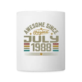 Construit en Juillet 1988 | Cadeau Juillet 1988 - Mug blanc - blanc - Devant