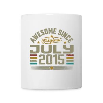 Baujahr Juli 2015 | Geschenk Juli 2015 - Tasse - Weiß - Vorne