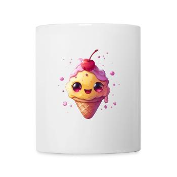 crème glacée - Mug blanc - blanc - Devant