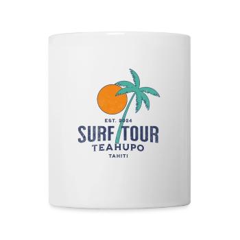 Surf tour Teahupoo Tahiti - Mug blanc - blanc - Devant