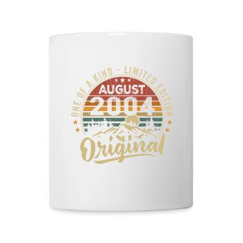Août 2004 Cadeau Anniversaire 2004 Légendes Août - Mug blanc - blanc - Devant