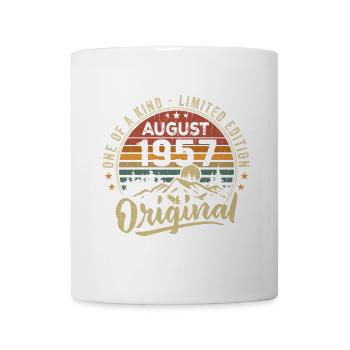 August 1957 Birthday Gift 1957 Legends August - Mug - white - Front