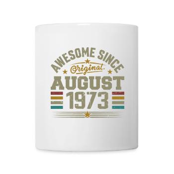 August 1973 Birthday August 1973 August 1973 Retro - Mug - white - Front