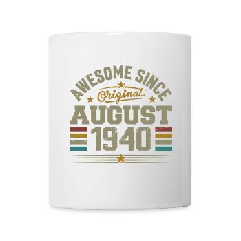 August 1940 Birthday August 1940 August 1940 Retro - Mug - white - Front