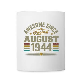 Août 1944 Anniversaire Août 1944 August 1944 Rétro - Mug blanc - blanc - Devant