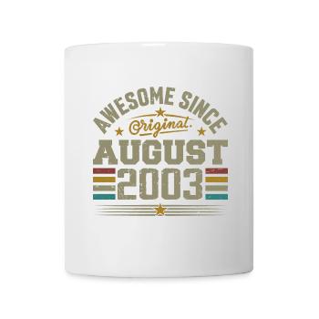 August 2003 Birthday August 2003 August 2003 Retro - Mug - white - Front