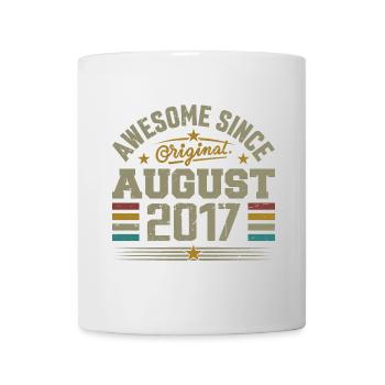 August 2017 Birthday August 2017 August 2017 Retro - Mug - white - Front