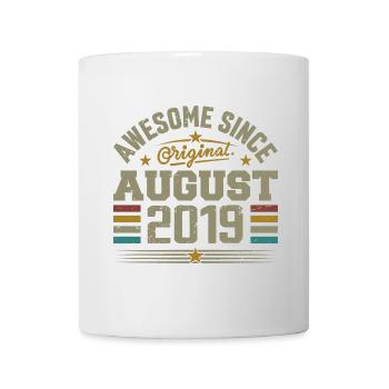 August 2019 Birthday August 2019 August 2019 Retro - Mug - white - Front