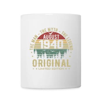 Legend Since August 1940 1940 Birthday Gift - Mug - white - Front