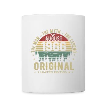 Legende seit Aug 1966 Geburtstagsgeschenk 1966 - Tasse - Weiß - Vorne